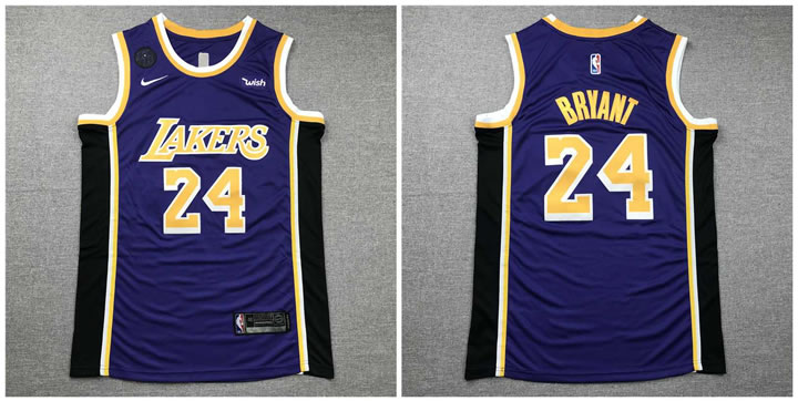 Lakers 24 Kobe Bryant Purple Nike KB Patch Swingman Jersey,We sell and wholesale Lakers 24 Kobe Bryant Purple Nike KB Patch Swingman Jersey on line form chian!